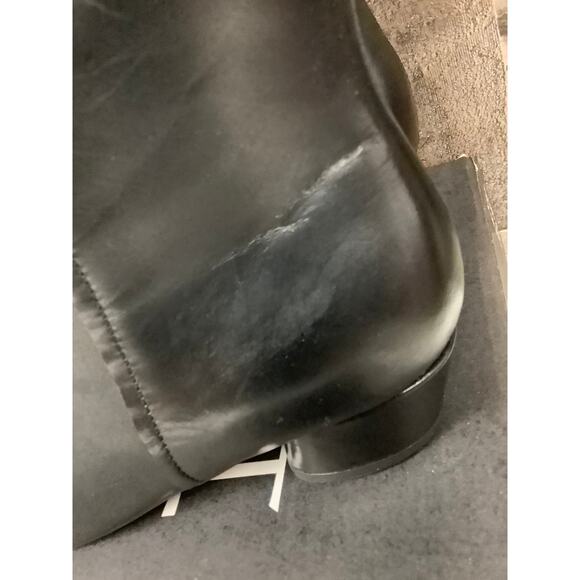 Naturalizer Women's 5.5M Black Leather Raffee Ankle Bootie Edgy Classy LB8-2 - Picture 4 of 13